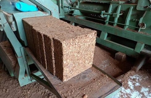 coco husk block for gardening